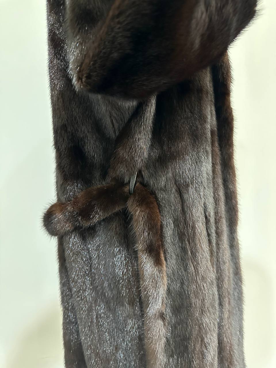 Luxury Womens Real Mink Fur jacket coat 1109879 Long genuine fur size M NEW
