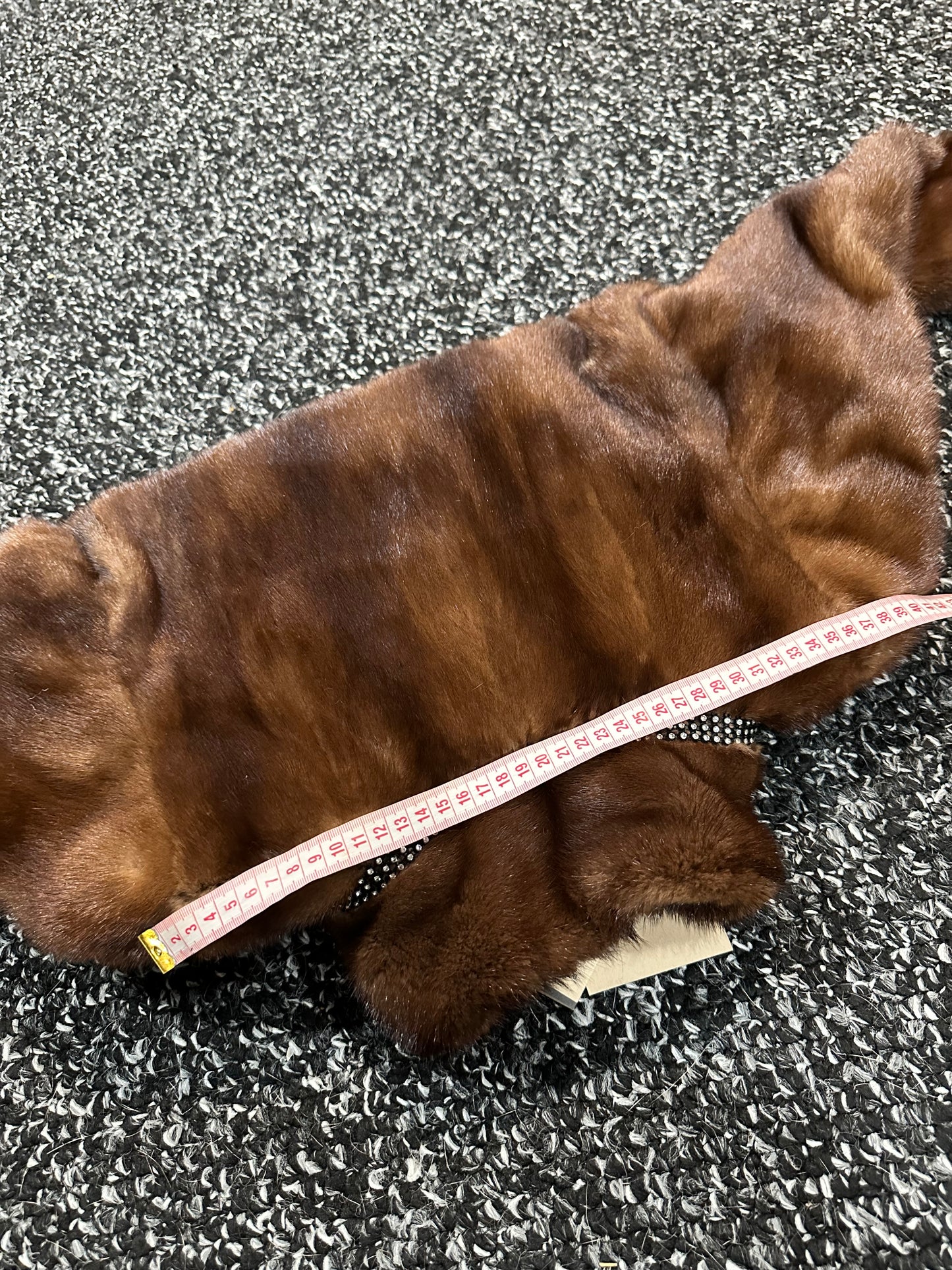 New mink SHORT coat JACKET size XXS REAL FULL SKIN FUR mink 1201073 Honey