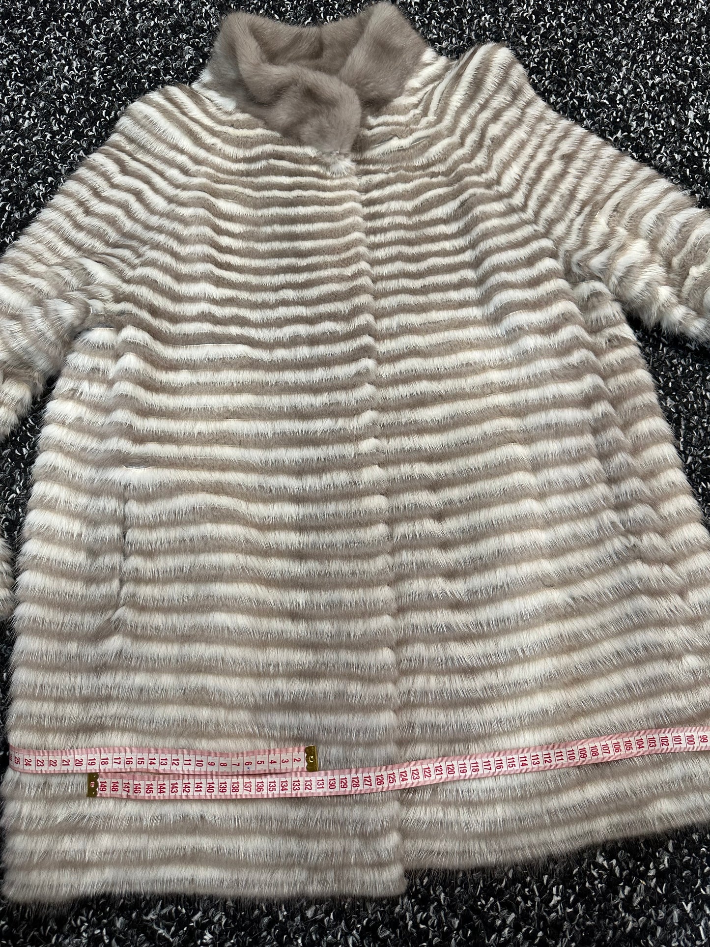 REAL MINK FUR women JACKET coat ONE size M L XL 2XL NEW 1201095 GENUINE FURS OVERSIZED