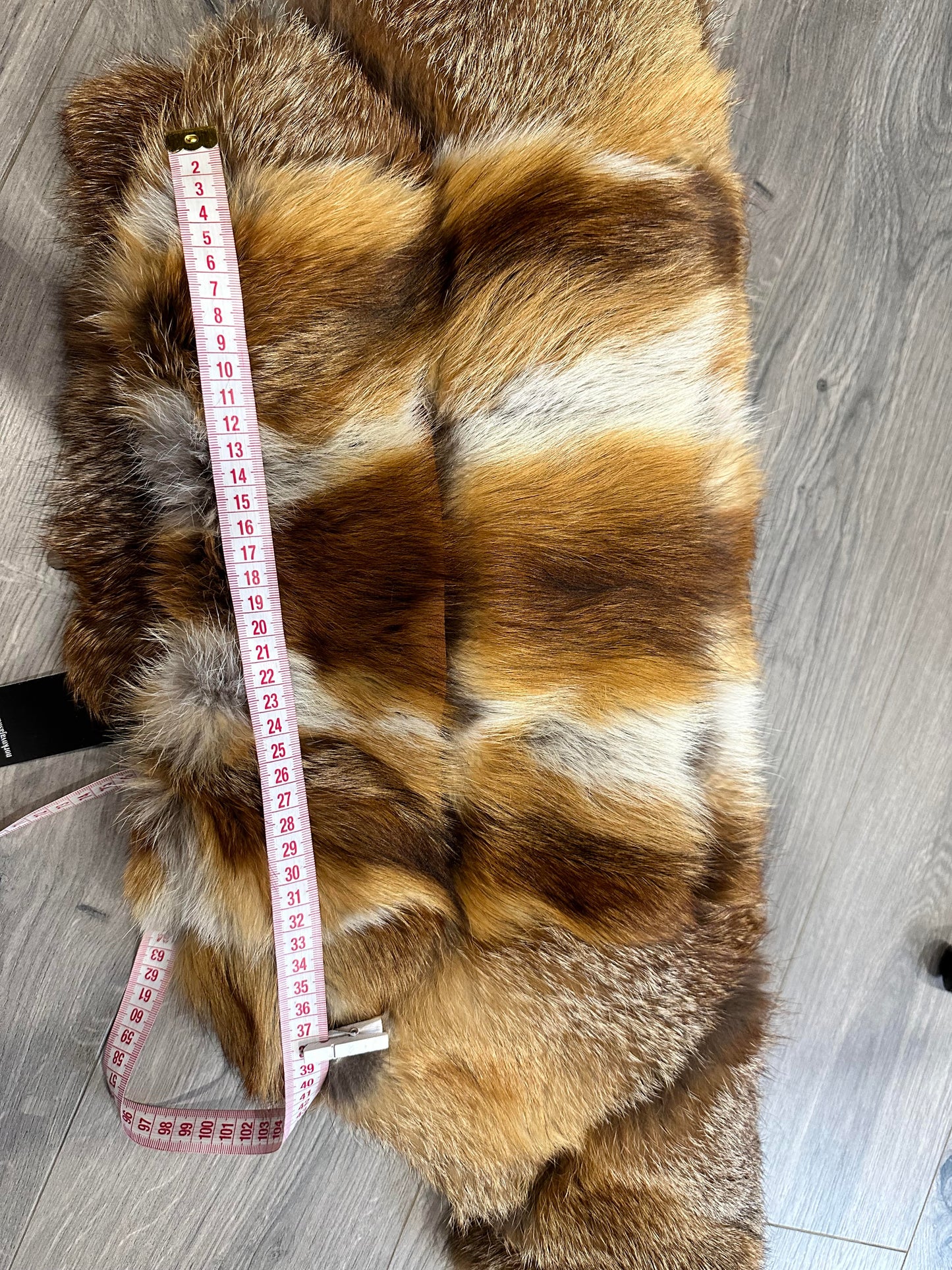 Women Real Red Fox natural 100% Fur short Coat Size XS 1109841 HORIZONTAL