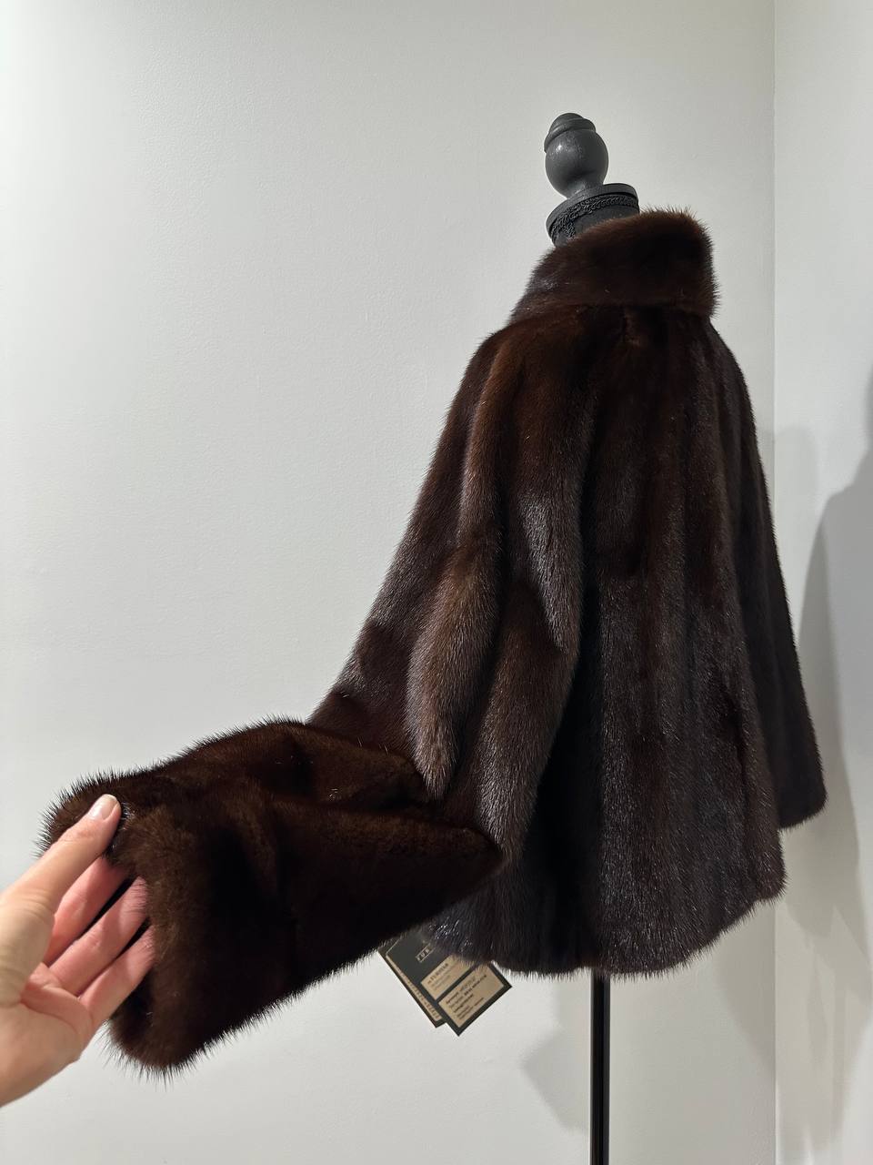 NEW Womens Real genuine Nature Mink Fur jacket coat 1109956 SIZE L large bomber