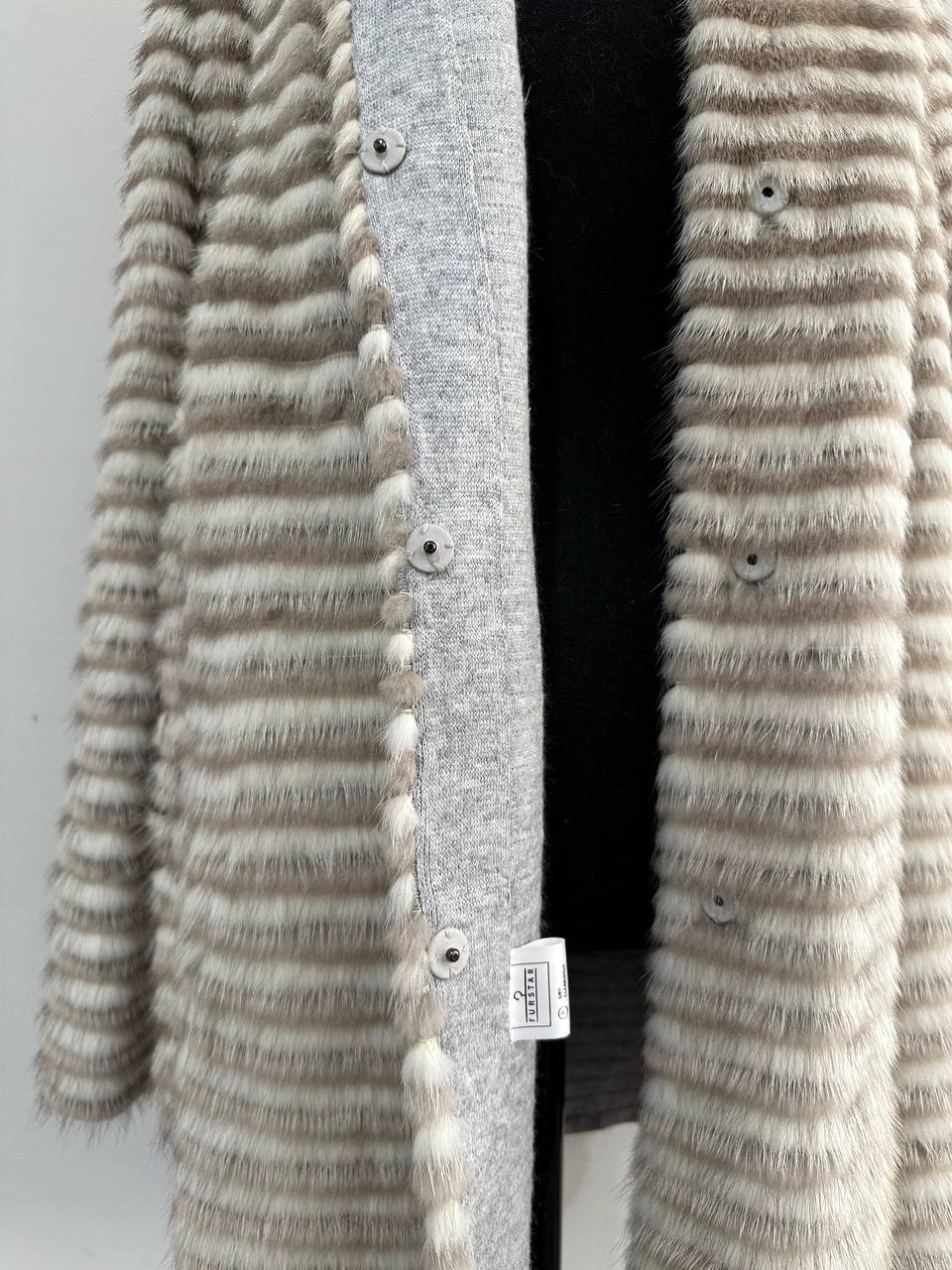 REAL MINK FUR women JACKET coat ONE size M L XL 2XL NEW 1201095 GENUINE FURS OVERSIZED