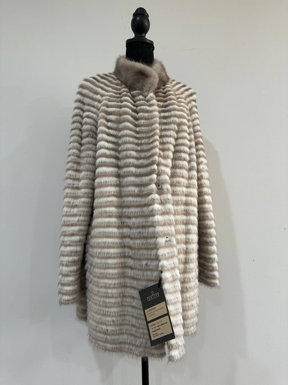 REAL MINK FUR women JACKET coat ONE size M L XL 2XL NEW 1201095 GENUINE FURS OVERSIZED