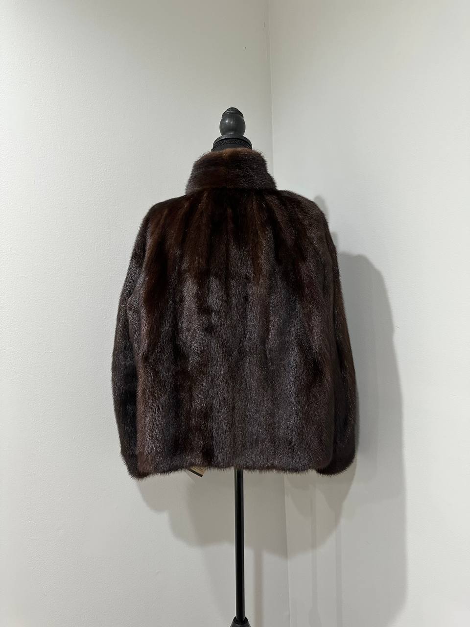Women Real Mink Fur SIZE 2XL jacket coat 1109953 genuine NEW Brown Bomber FURSTAR