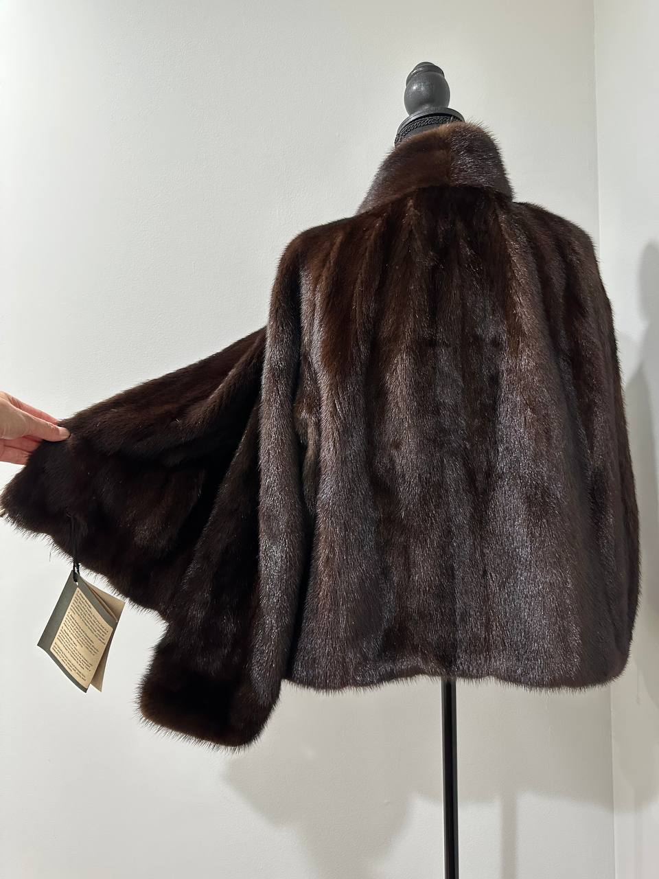 Women Real Mink Fur SIZE 2XL jacket coat 1109953 genuine NEW Brown Bomber FURSTAR