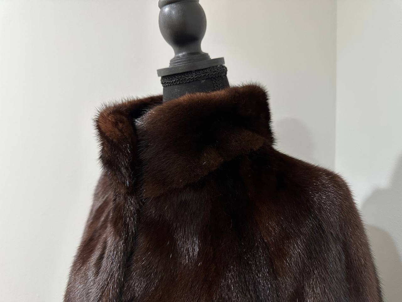 NEW Womens Real genuine Nature Mink Fur jacket coat 1109956 SIZE L large bomber