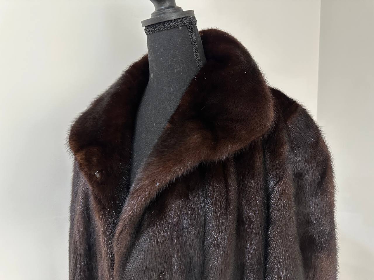 NEW Womens Real genuine Mink Fur jacket coat 2XL Bomber 1109974 Brown FURSTAR