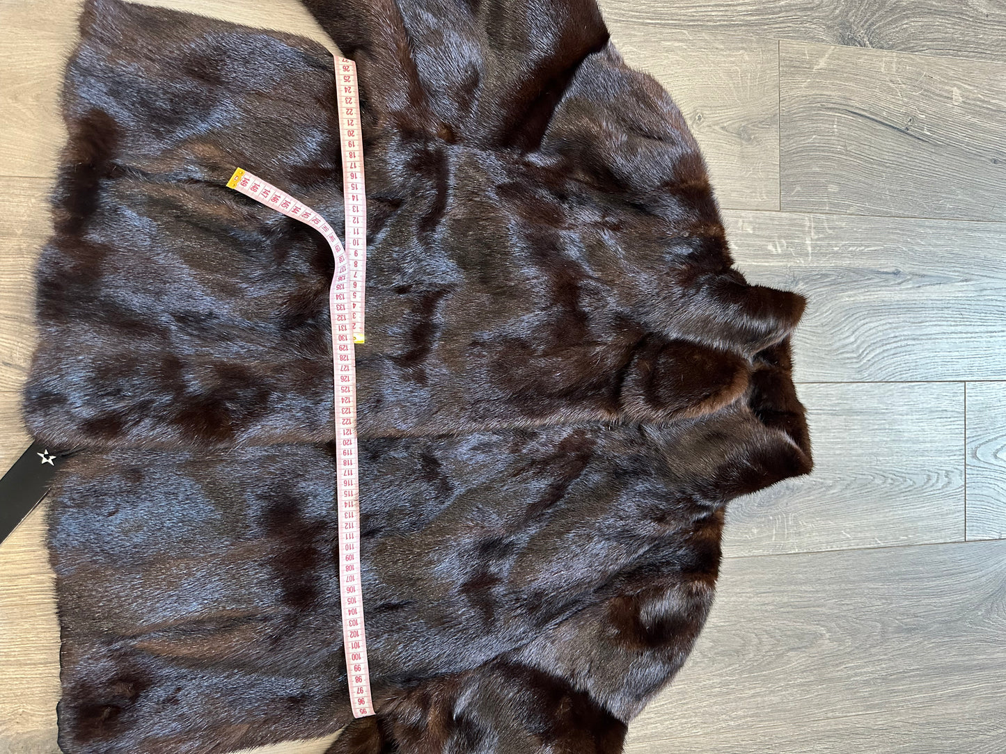 NEW Womens Real genuine Mink Fur jacket coat 2XL Bomber 1109974 Brown FURSTAR