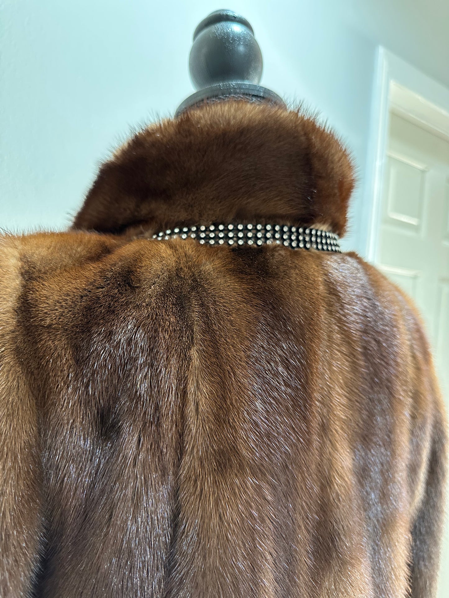 New mink SHORT coat JACKET size XXS REAL FULL SKIN FUR mink 1201073 Honey
