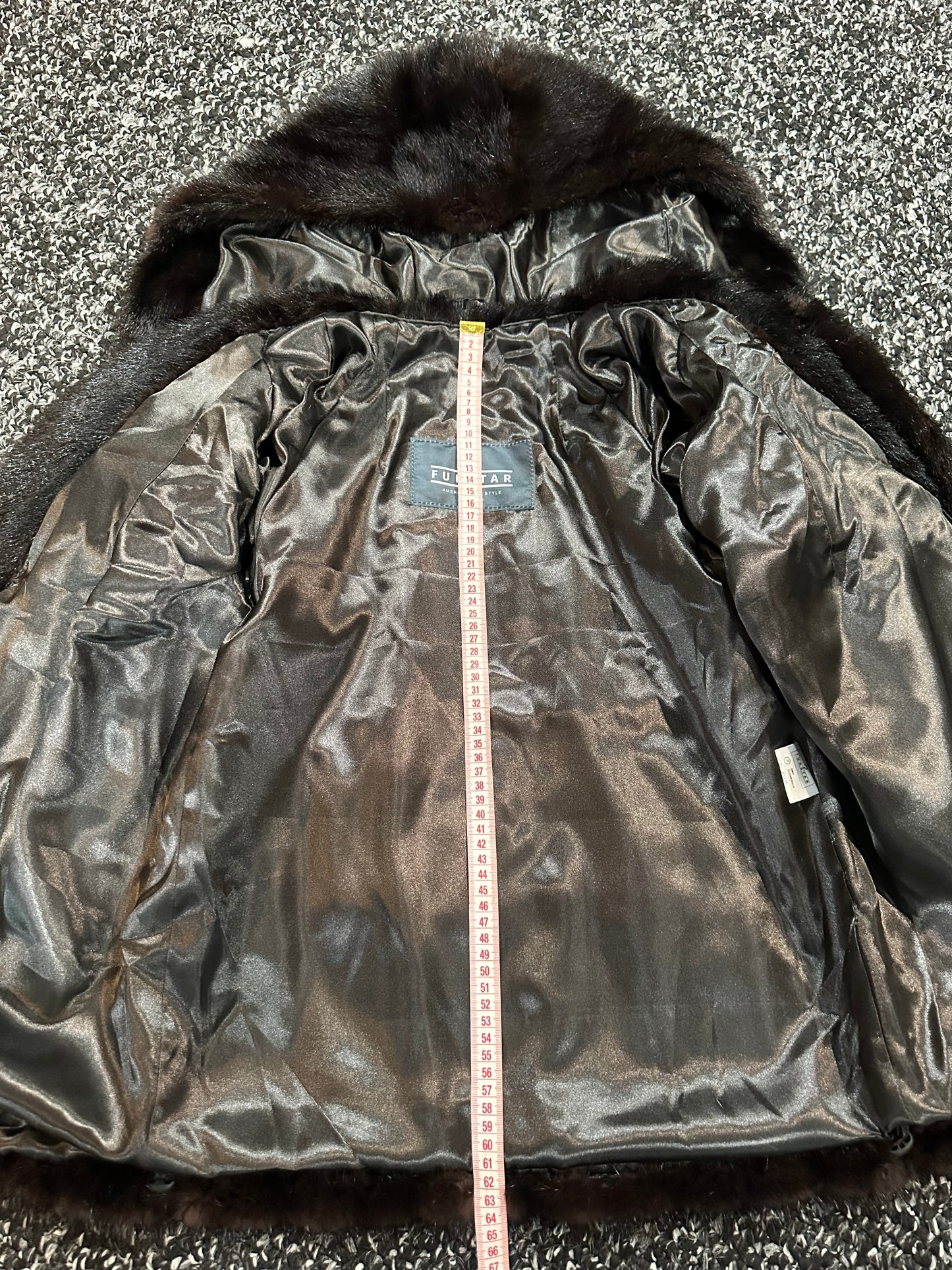 Womens Real 100% MINK FUR COAT 1201078 size S Hooded Jacket VEST BLACK
