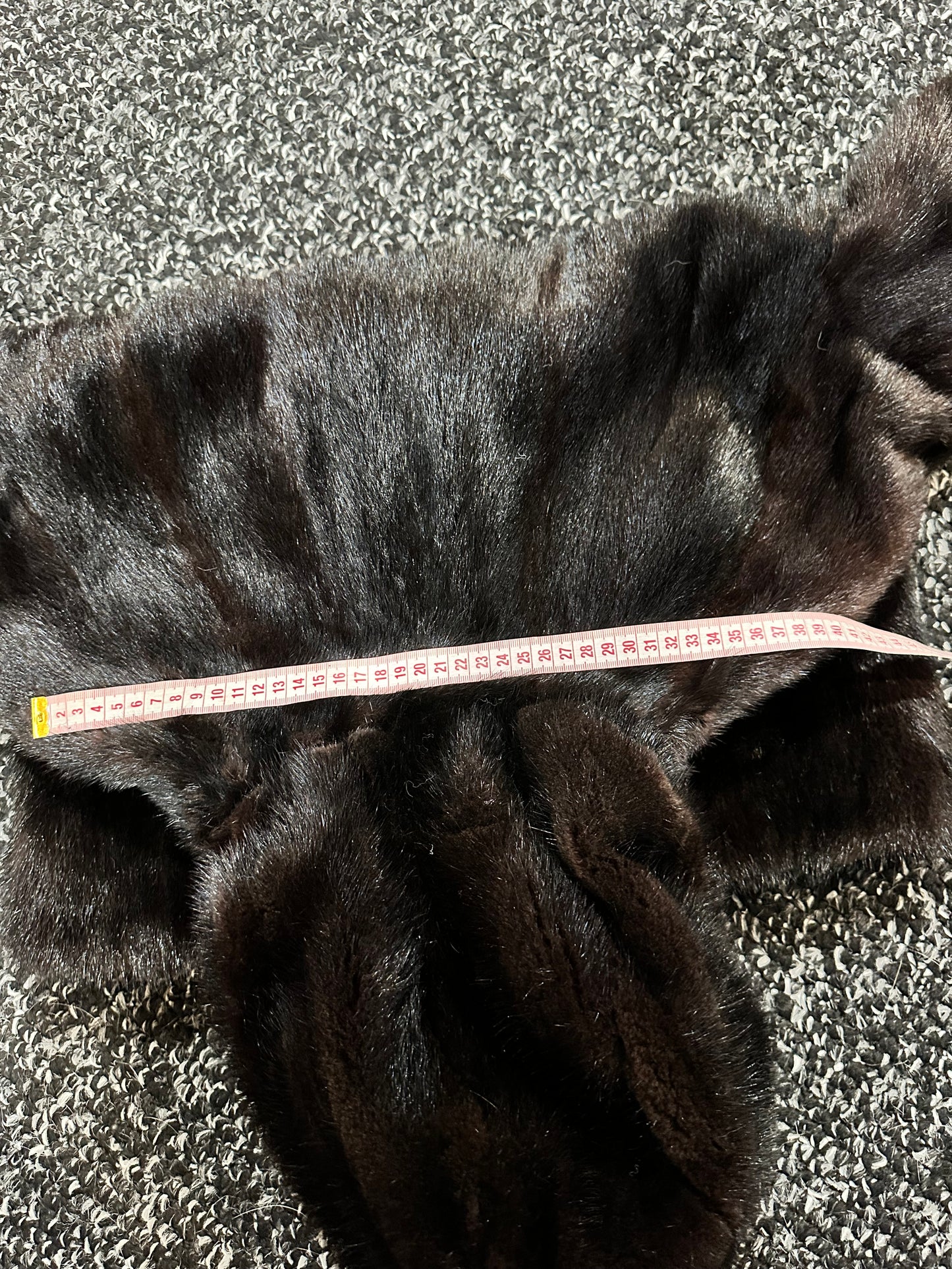 Womens Real 100% MINK FUR COAT 1201078 size S Hooded Jacket VEST BLACK