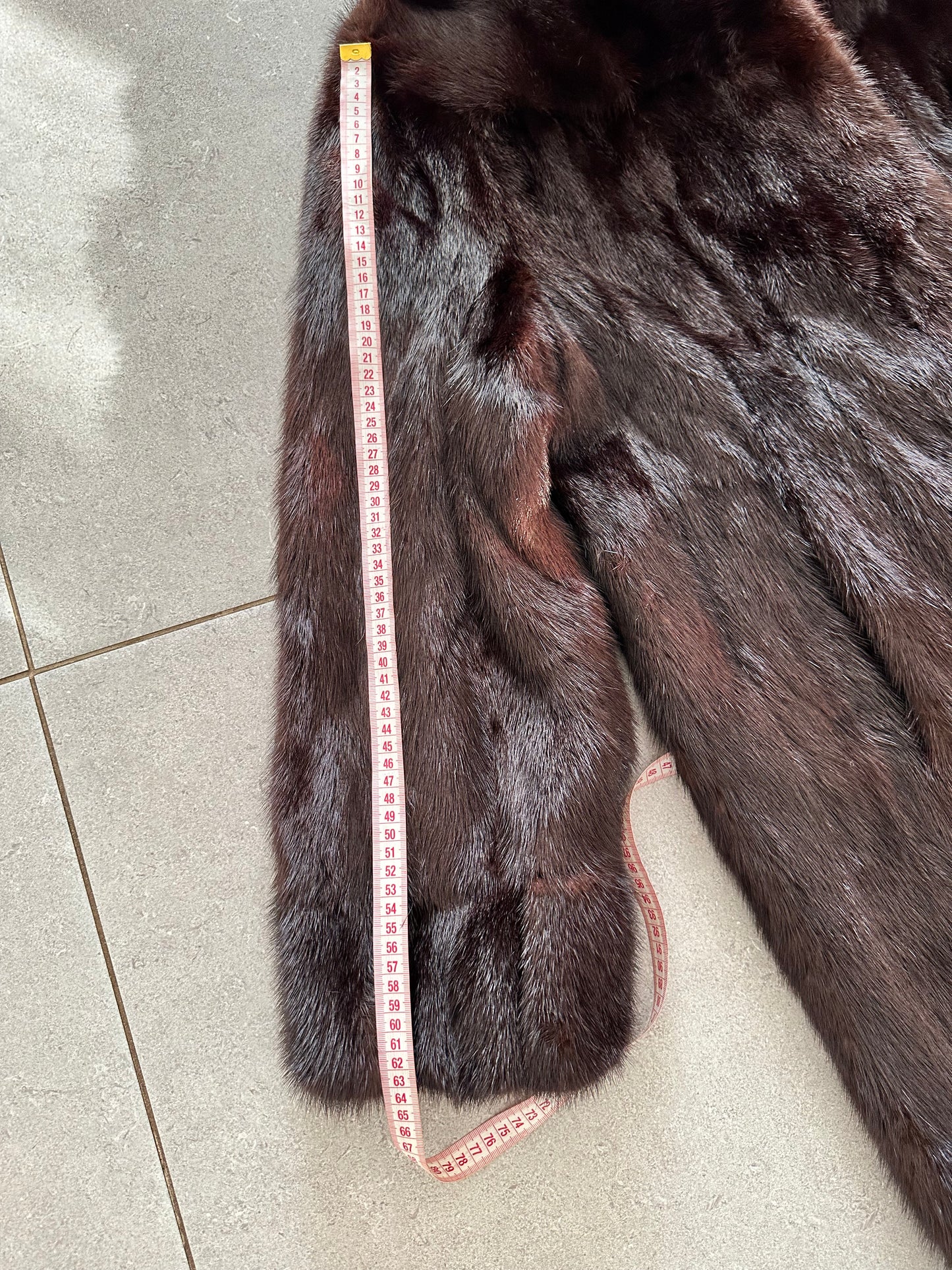 Luxury Womens Real Fur jacket SIZE L coat 1201000 Long genuine MINK NEW