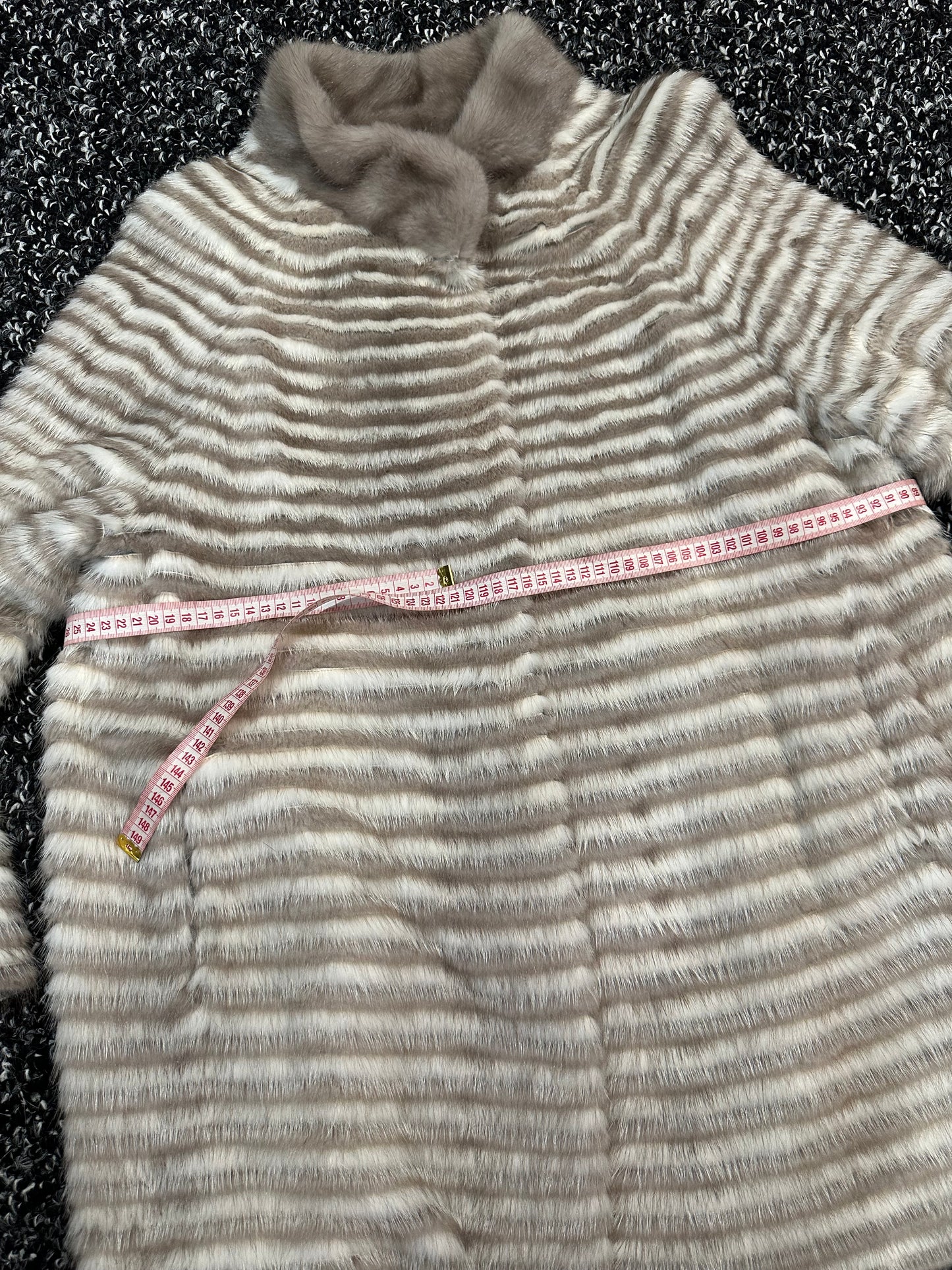 REAL MINK FUR women JACKET coat ONE size M L XL 2XL NEW 1201095 GENUINE FURS OVERSIZED