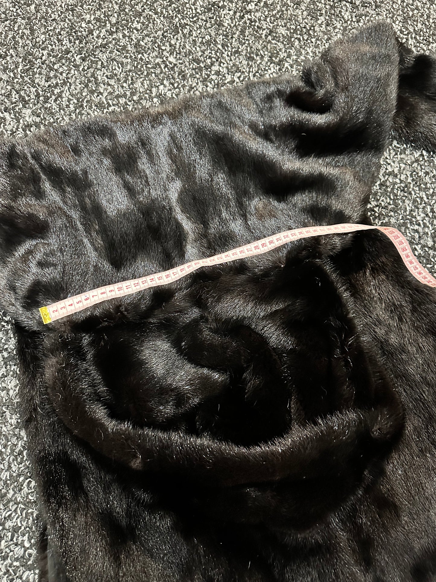 NEW REAL MINK FUR coat size M BELTED HOODED 1201100 long sleeve jacket BLACK