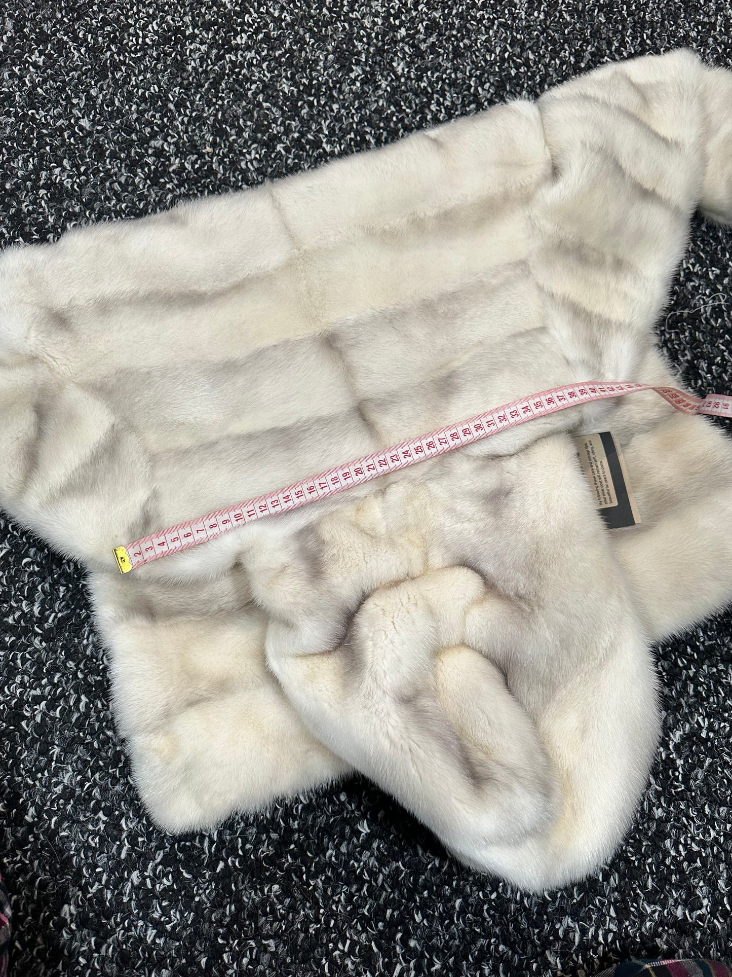NEW MINK FUR coat size S SMALL 1201106 HORIZONTAL long sleeve jacket HOODED