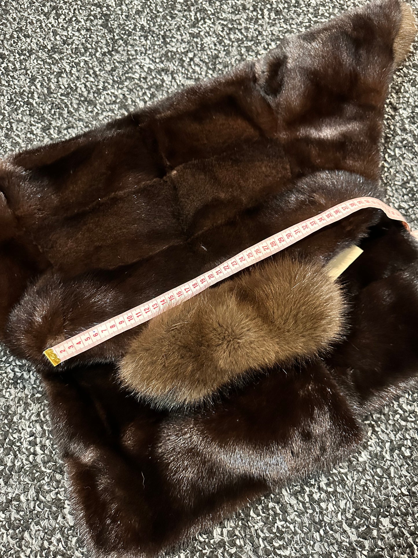 NEW REAL MINK SABLE FUR coat JACKET XS SIZE BROWN FULL SKIN 1201062 HORIZONTAL