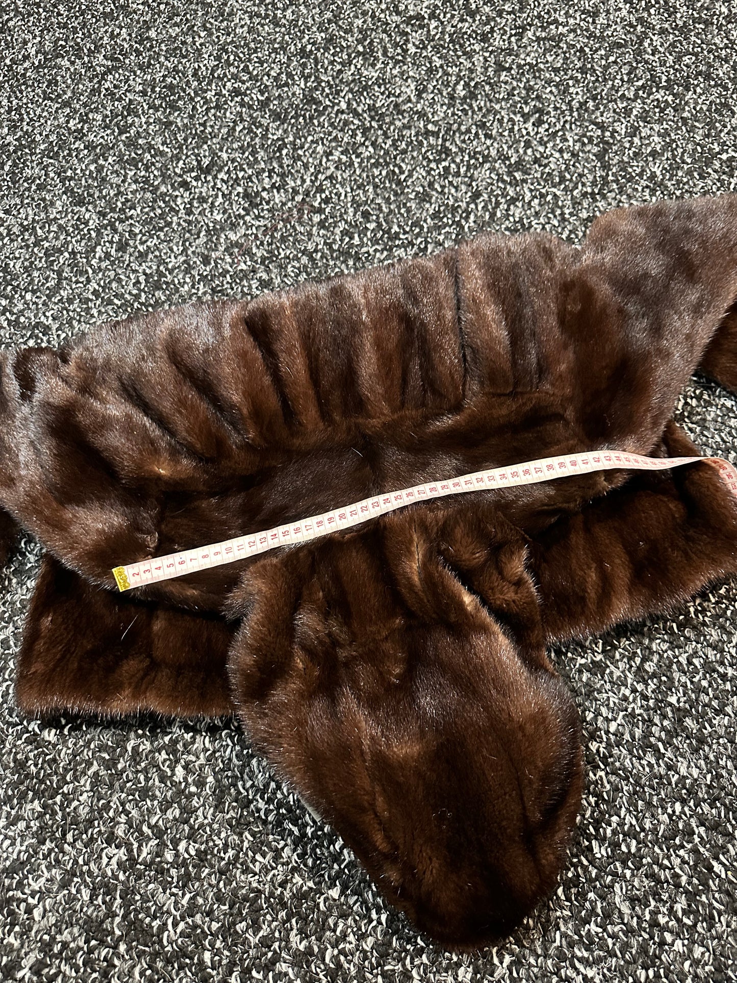 Luxury Womens Real 100% MINK FUR COAT 1201065 size L Hooded Jacket BROWN NATURAL