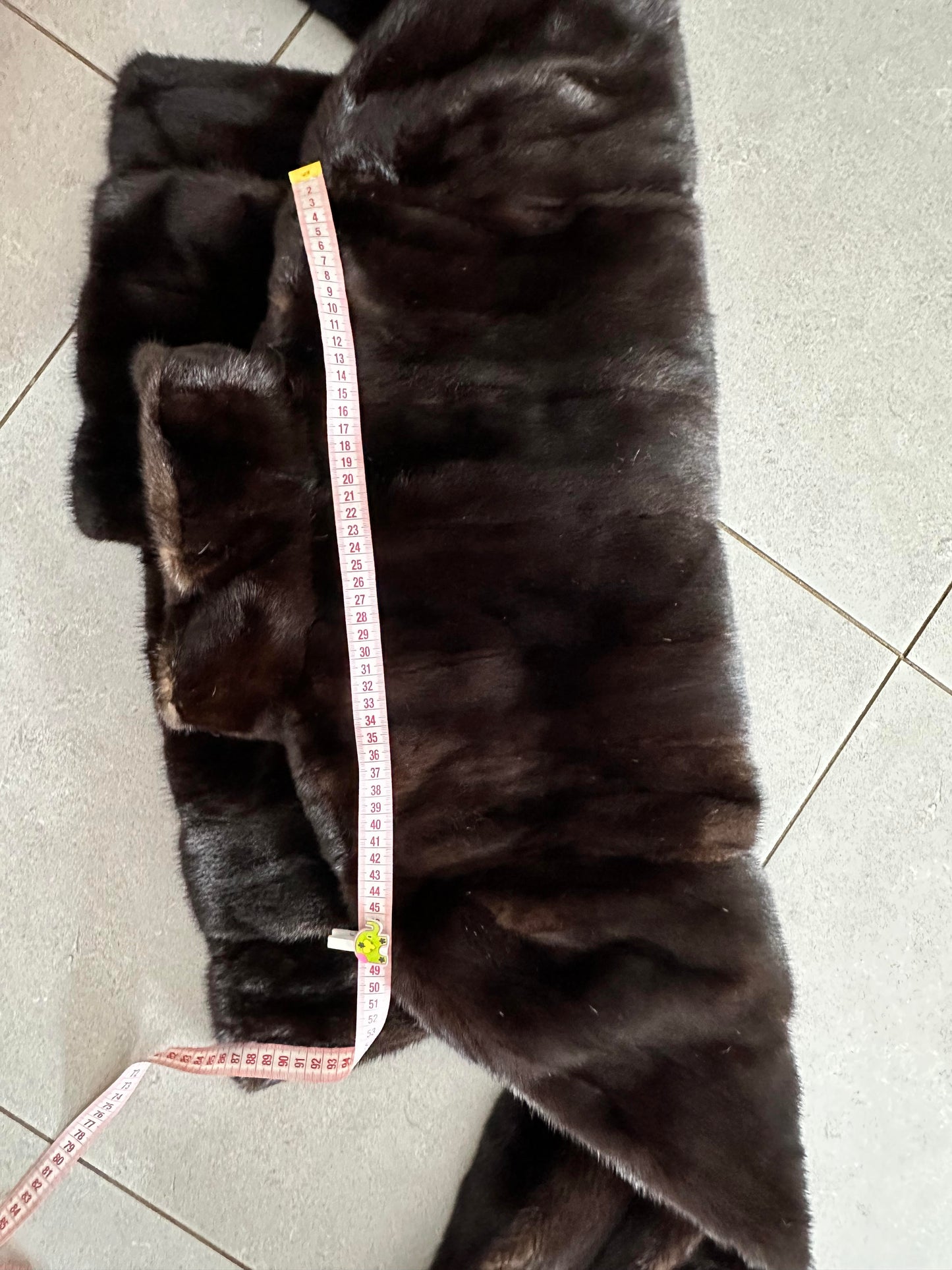 New Genuine Real Mink Fur coat jacket 1201046 Size XL dark brown BRAND FURSTAR
